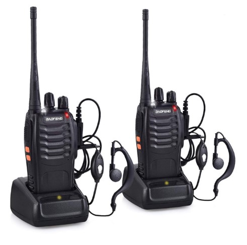 VOX CTCSS и DCS BF-888S baofeng dual band Радио Мини иди и болтай walkie talkie “иди и 888S