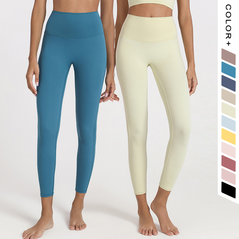 Hot Workout Leggings Custom Smooth Yoga Seamless Leggings Ropa Deportiva Dama Solid Color Compression Yoga Pants