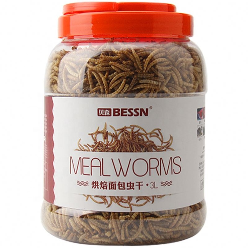 BESSN рыба еда попугай еда Сушеные Mealworms куры и Дикие птицы ЕДА естественное осветление