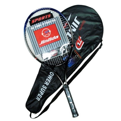 High Quality 27 Inches Professional Carbon Aluminum Tennis Rackets Light Weight for Men Use