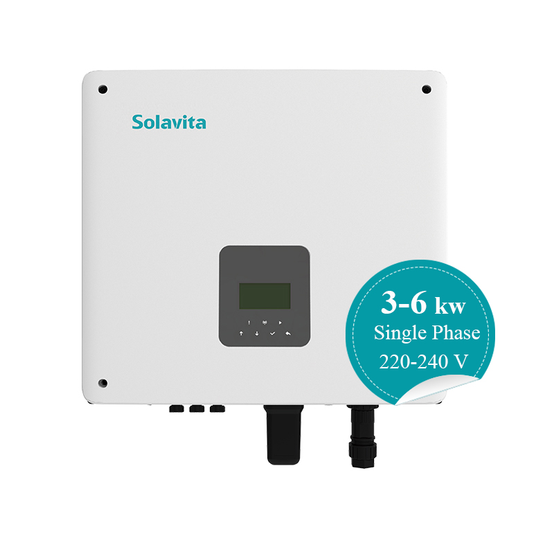 Solavita EU Warehouse 3~6KW Solar Inverter Single Phase Hybrid Inverters & Converters with BMS Battery Local Support