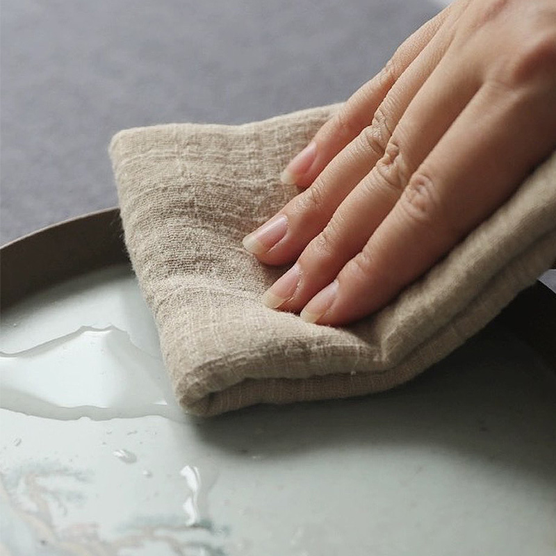 Wholesale High Quality Kitchen Placemat Table Rug 100% Cotton Stripes Tea Towel