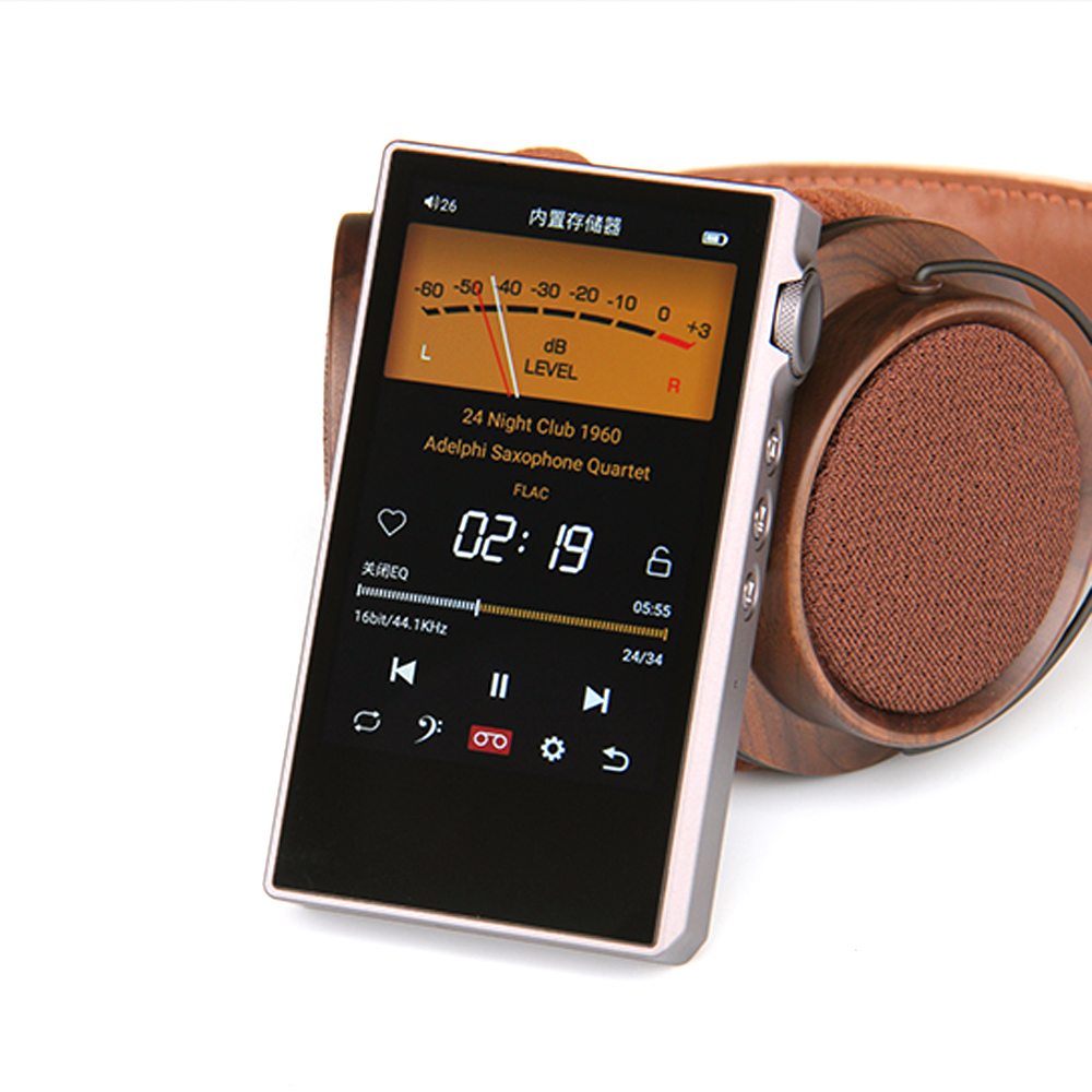 Q8 HiFi Steaming Media MP3 DSD Audio Player 24Bit 192K DAC Android Player BT Hi-Res Wifi Music Player