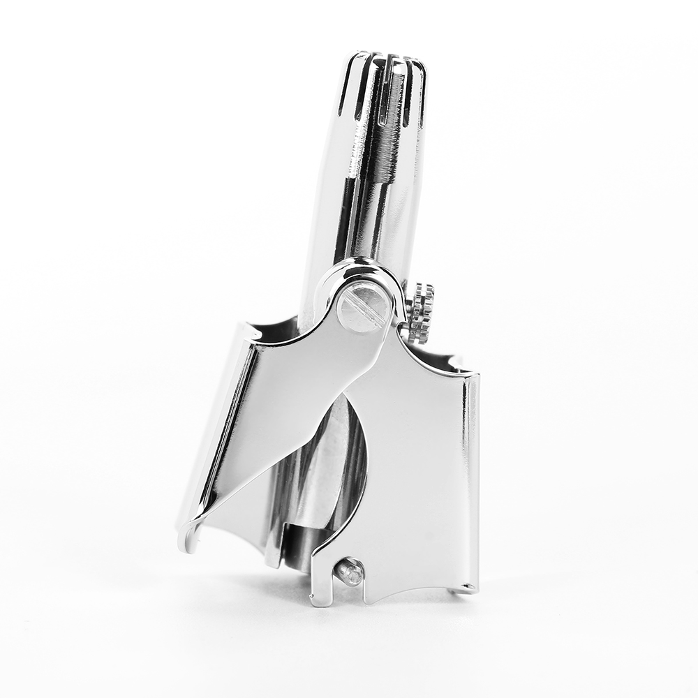Wholesale Price High Quality Manual Portable Washable Stainless Steel Men Nose Hair Trimmer Razor shaver