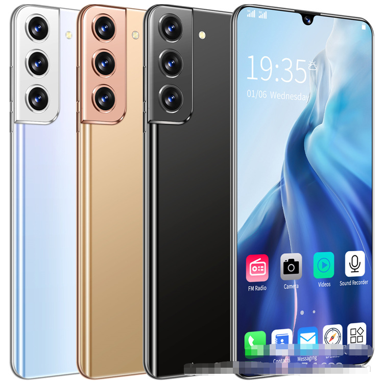 2021 дешевые S21 + U глобальная версия 2021 Galxy S21 Ultra 8 + 256 ГБ Android 10 смартфоны LTE S21 + мобильный телефон