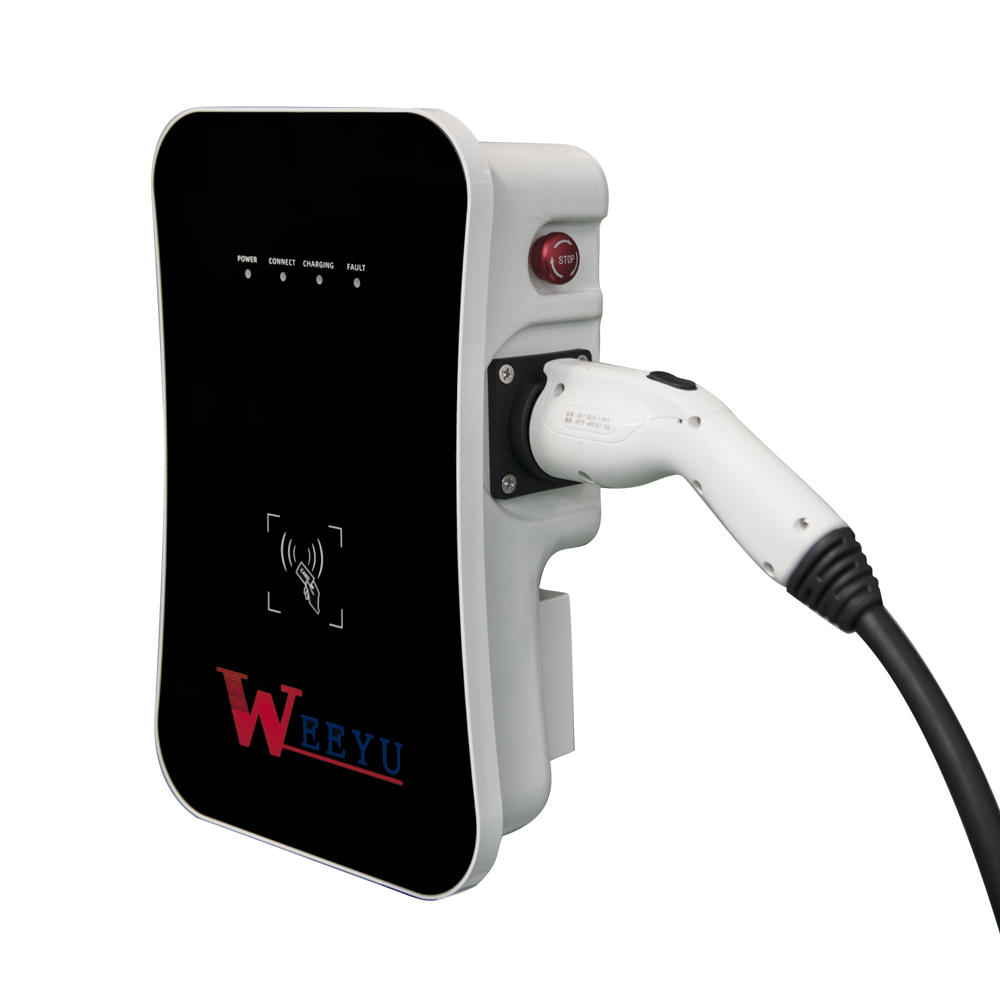 IP54 Type2 Wallbox 16a 32a безопасная EV зарядная станция электромобиля с разъемом с CE