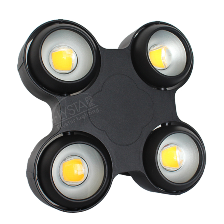 DJ equipment China manufactures high strobe warm white 4pcs led audience peaky blinder lights