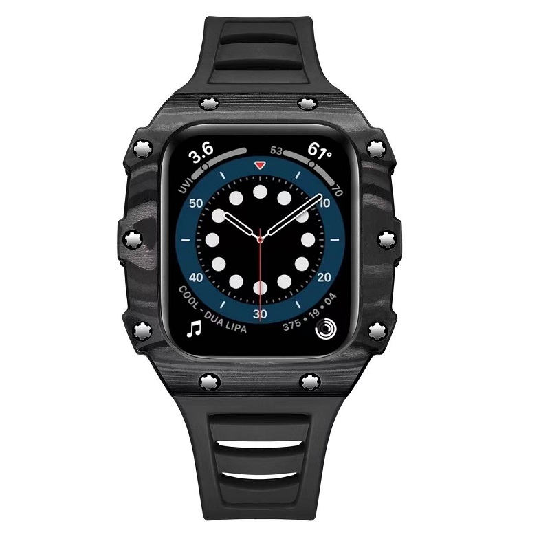 ODM & OEM подходит для iwatch серии 7, защитный чехол для часов из углеродного волокна, чехол для часов Apple watch