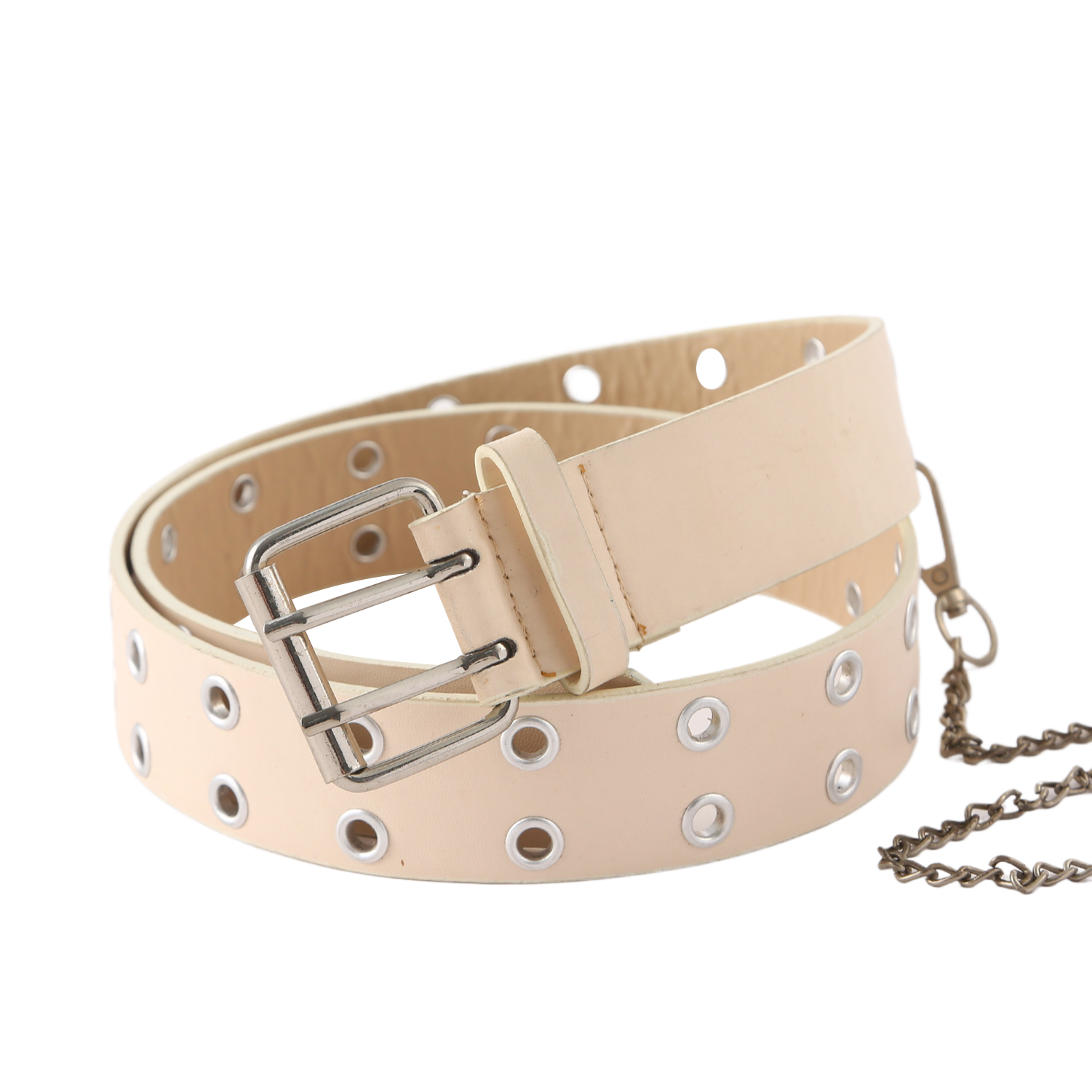 New PU women's belt paired with clothing customization belt, women's casual and simple customization design sense