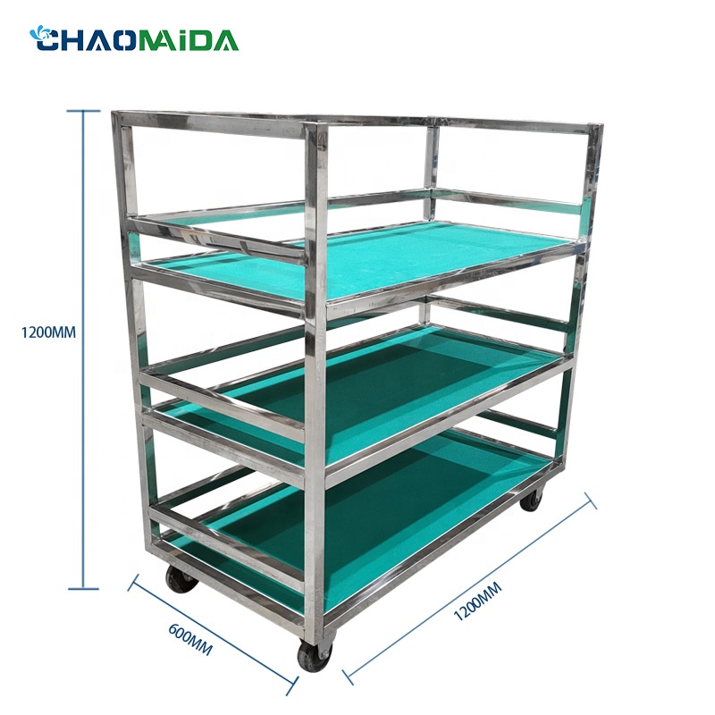 Shop turning car Multi-layer stainless steel cart Support for custom