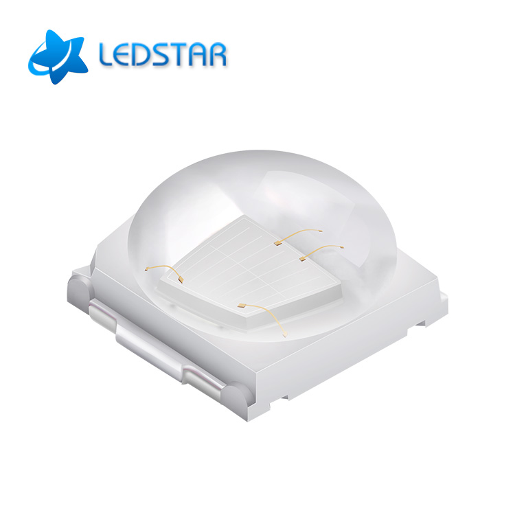 LEDSTAR цветные светодиоды с линзами High Ppe 2,2-2,4 umol/j для производителей сельскохозяйственных ламп для рассады растений 1 Вт 3030 SMD LED 50000 нм Синий