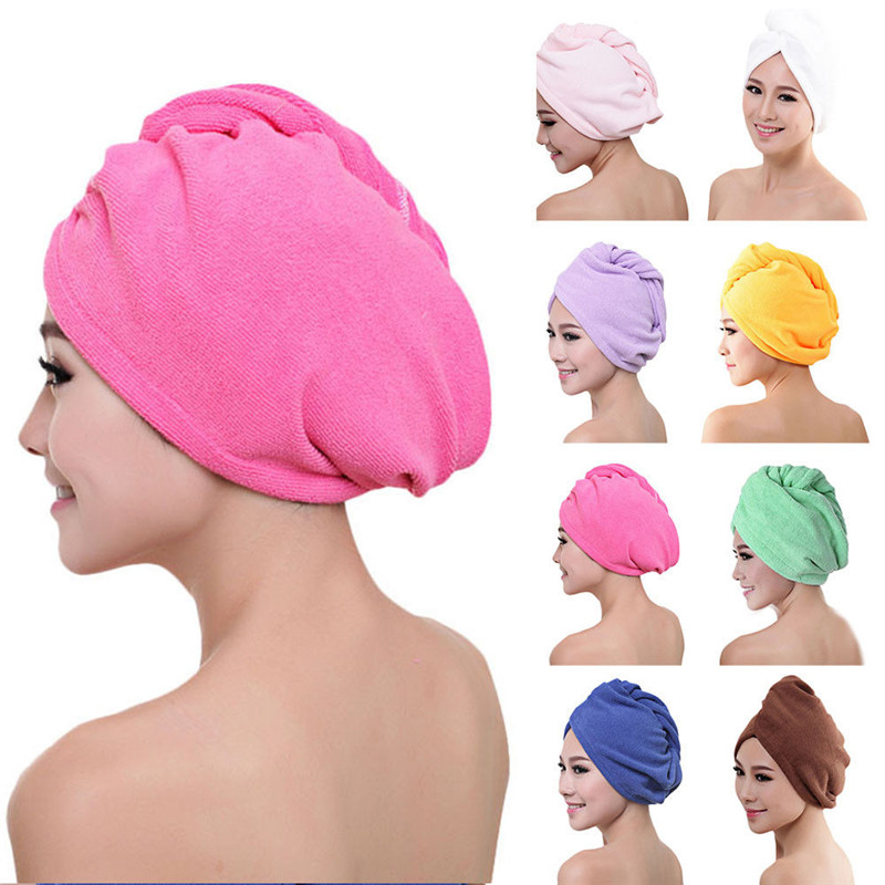 Custom Personalized SPA Super Absorbent Quick Dry Soft Magic Turban hair Towel Microfiber Hair dryer Towel Wrap for Women