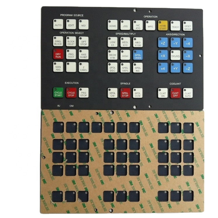 Fanuc серии оригинальный токарный станок для мембранной клавиатуры A98L-0001-0524 # J