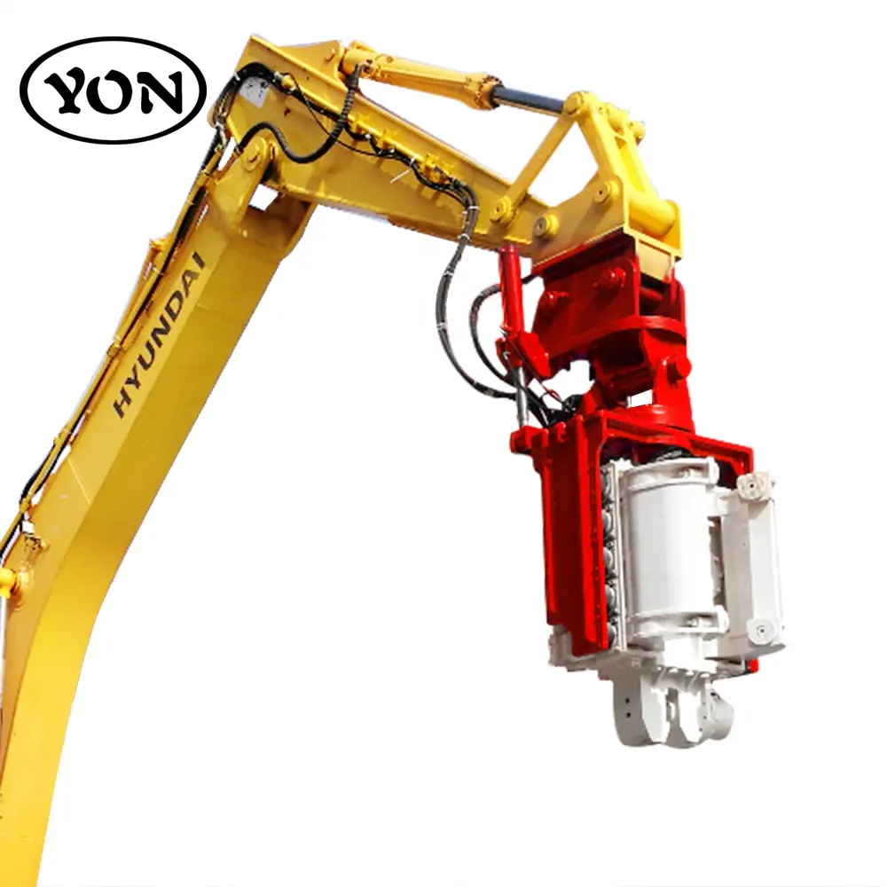 free shipping fast delivery excavator type hydraulic press pile machine