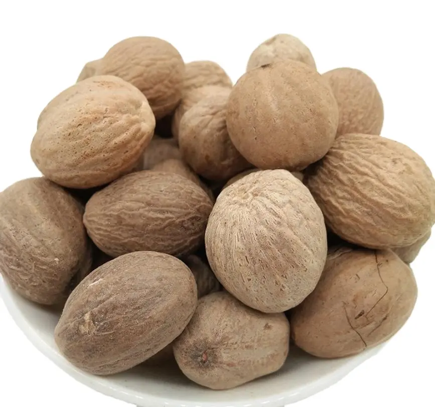 Factory wholesale price new havested big size whole nutmeg for spice