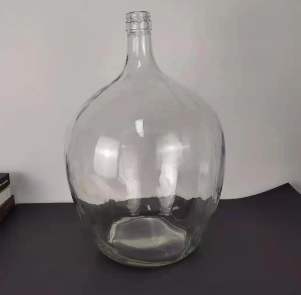 Clear Recycled Glass Bottle Vases