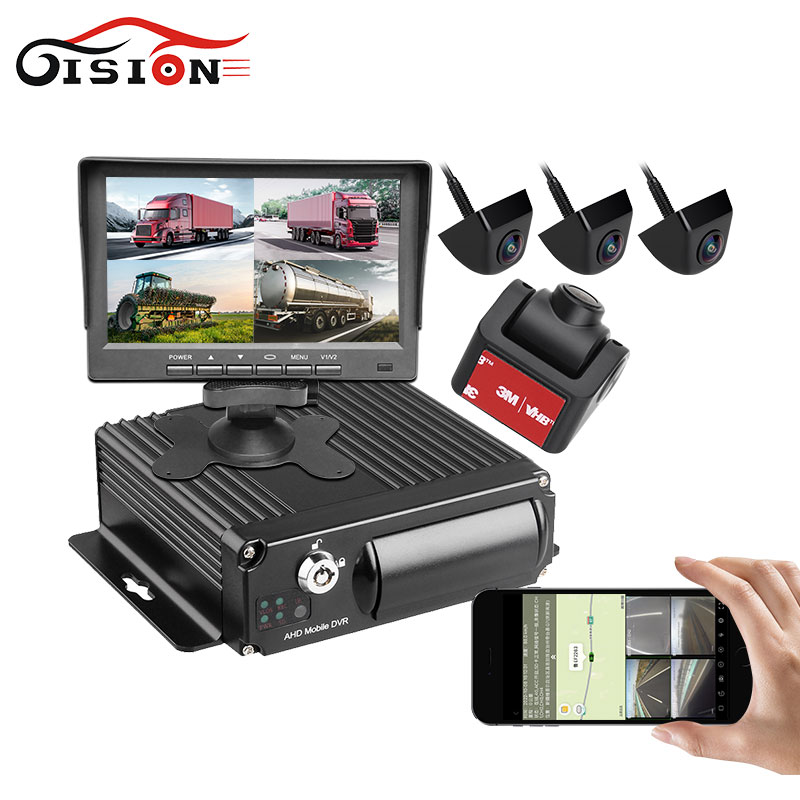 Камера видеонаблюдения GISION H.265 720P 1080P, 4 канала, DVR, GPS, Wi-Fi, ADAS, BSD, DMS