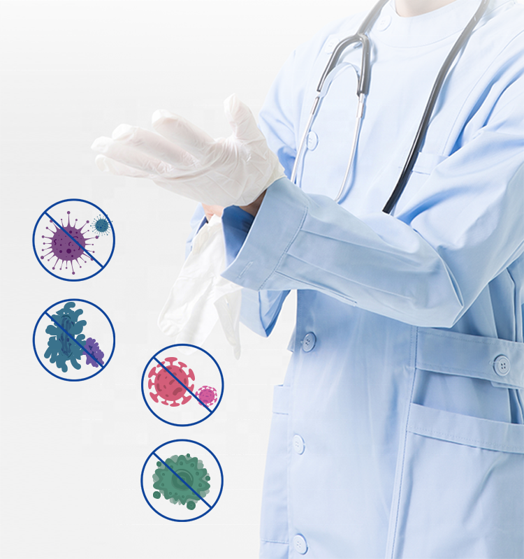 Factory Direct Nitrile Examination Gloves Diamond Texture