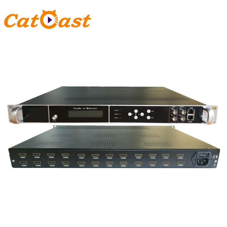 Цифровой головной узел H264 hd DVB-C DVB-T ISDBT ATSC RF модулятор HD MI кодировщик модулятор