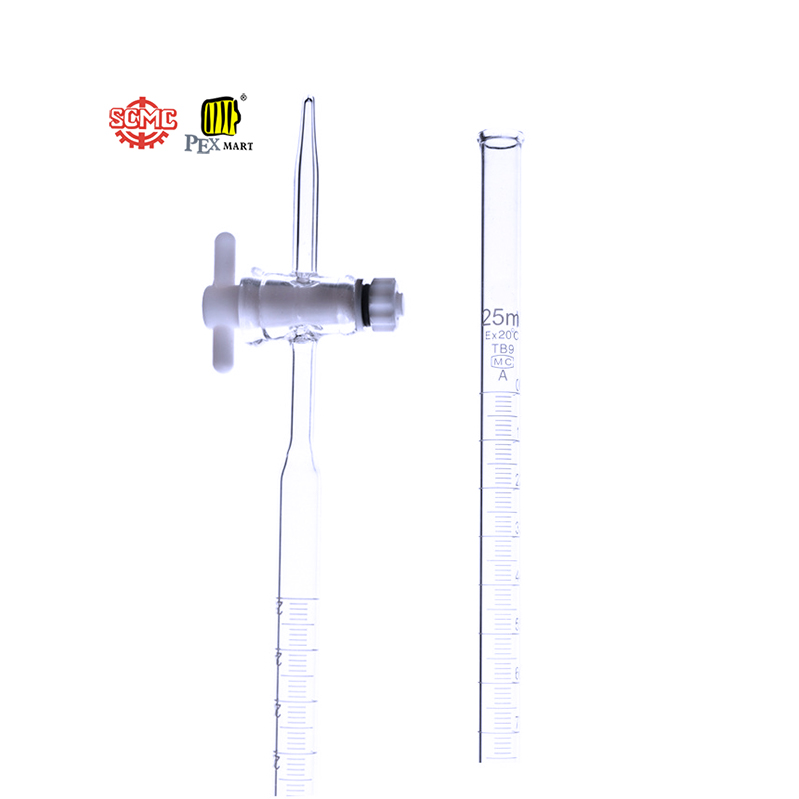 Burets with Straight Bore PTFE Stopcock, Class A