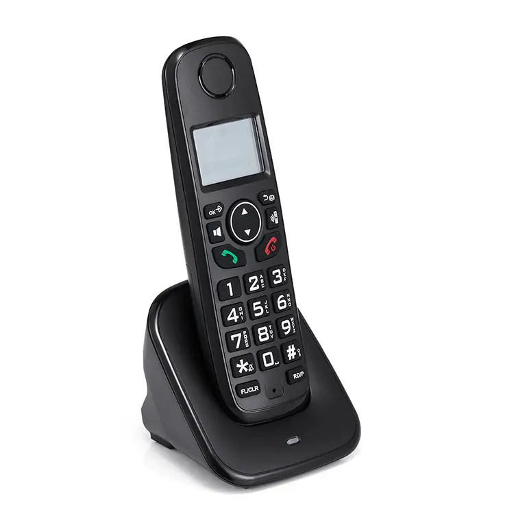 Новое поступление 2022, беспроводной телефон Dect 6,0, усиленный телефон, портативный беспроводной телефон дальнего действия, стационарный телефон