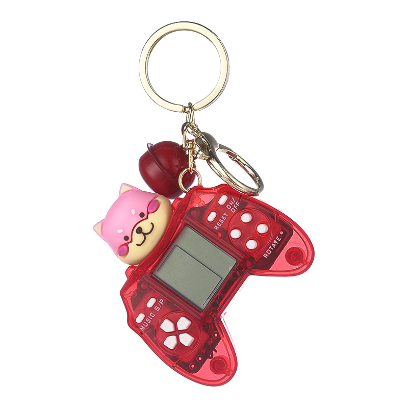 Mini Portable Retro Classic Game Console Handheld Game Player with Keychain for Kids Children Educational Gaming Toys Gifts
