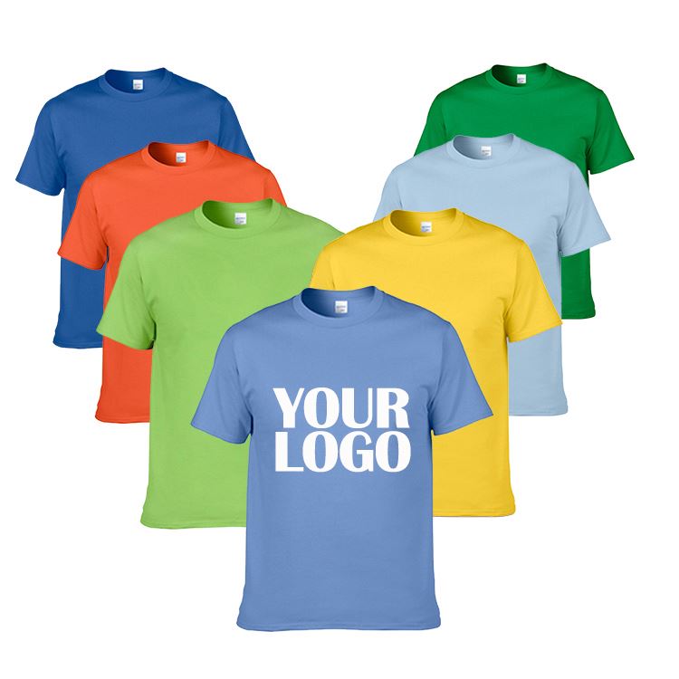 Popular design multifunctional Skin Friendly fabric tshirt custom logo T Shirt For Men