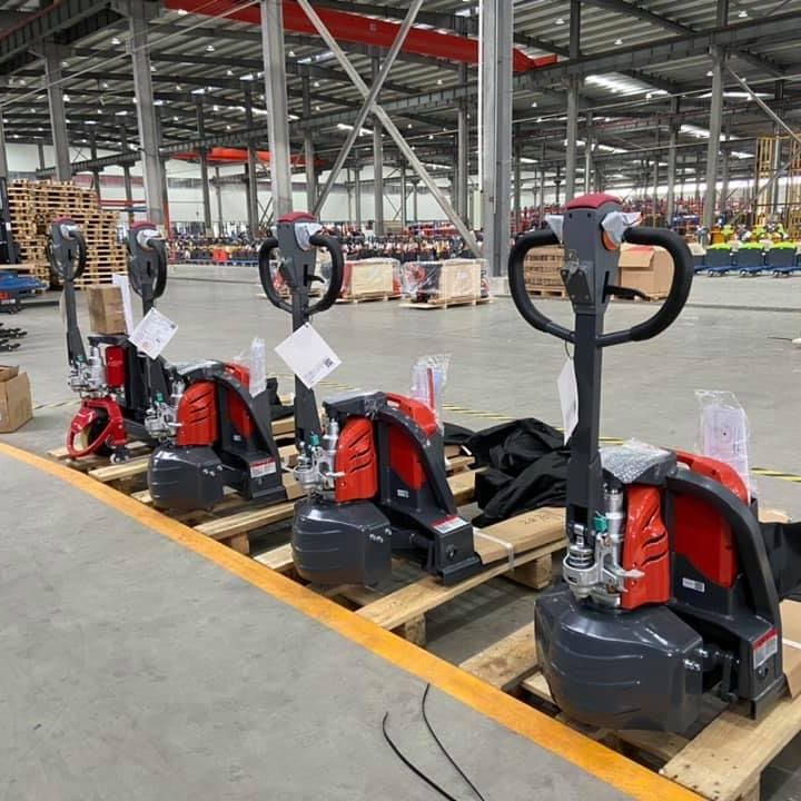 hydraulic lift forklift lion small three industrial wheel new model fork jacks electric pallet truck for sale