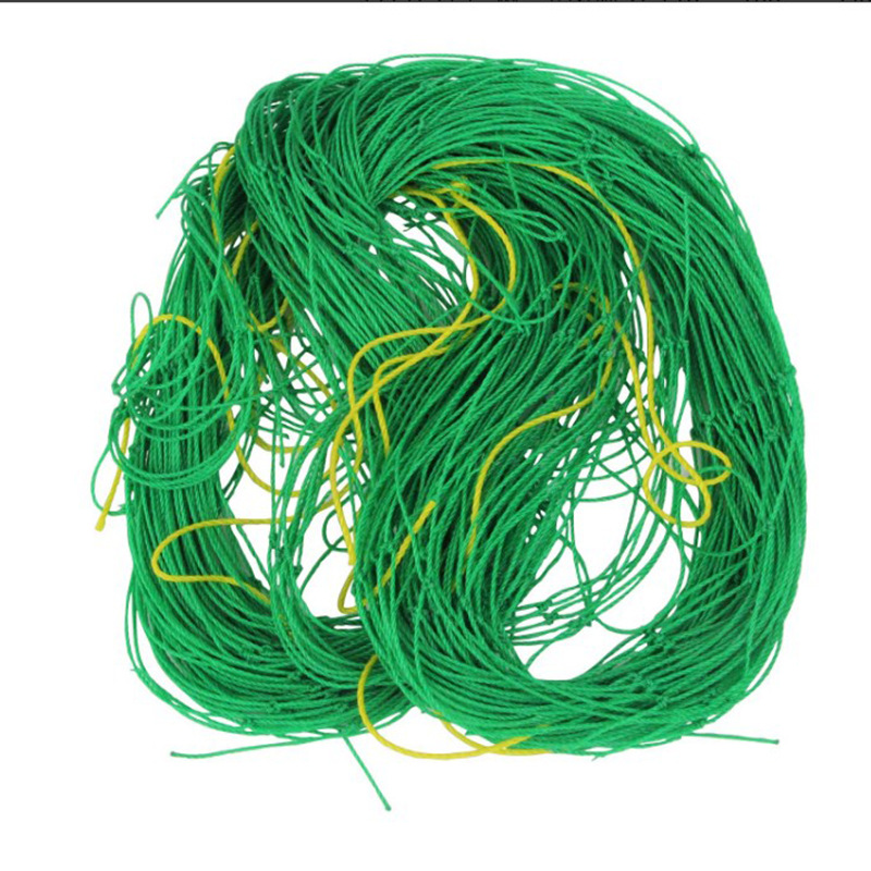 Highly Strength Plastic Trailing Plants Supporting And Hanging Green Color Cucumber Vertical Growing Climbing Net