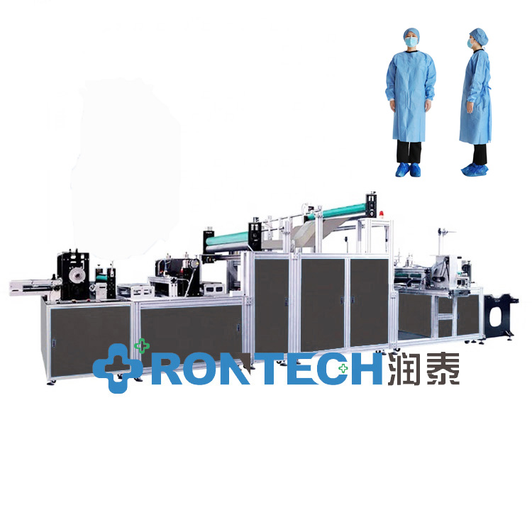 Automatic Disposable Protective Clothes Suit medical gowns making machine