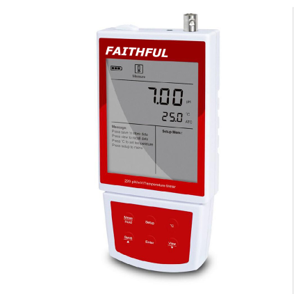FPH220-C лаборатории Высокая точность портативный pH/мВ метр-2,00 для 16.00pH