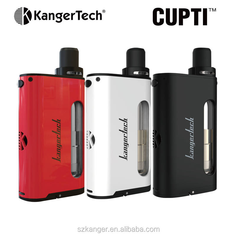 Новое поступление 2016, электронная сигарета Kanger CUPTI, верхнее заполнение Kanger CUPTI, герметичный, 75 Вт контроль температуры