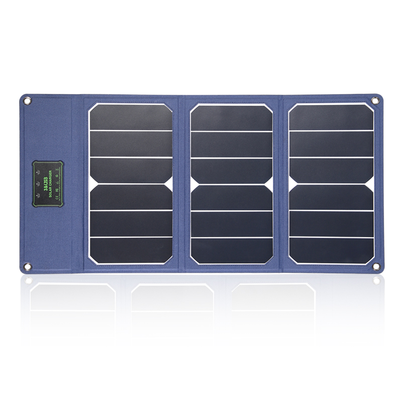 Портативный 21 Вт солнечное зарядное устройство с солнечной панелью sunpower, 3USB порты солнечное зарядное устройство для мобильного телефона