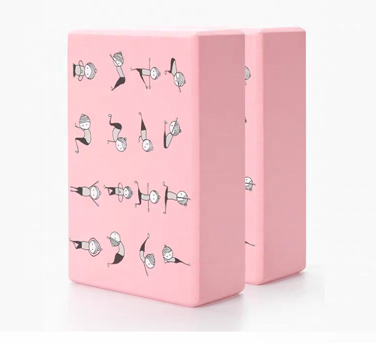 Customized Fitness Exercise EVA Foam Yoga Block For Yoga Pilates