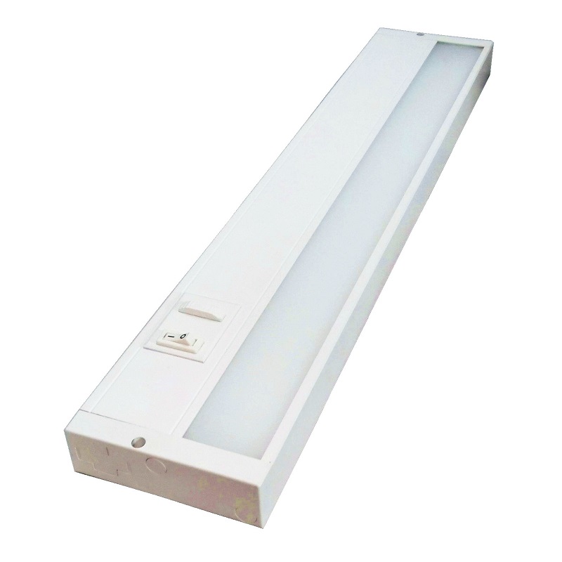 ETL Dimmable Hardwired или подключен под кабинет светодиодное освещение Edge lit технология мягкий белый 3000 К матовый белый закончил 12''