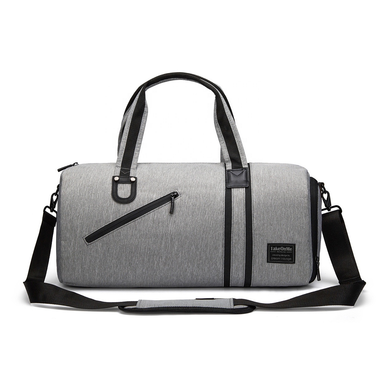 Custom Logo Separate Dry And Wet Gym Duffle Bags Men Large Capacity Folding Travel Bag