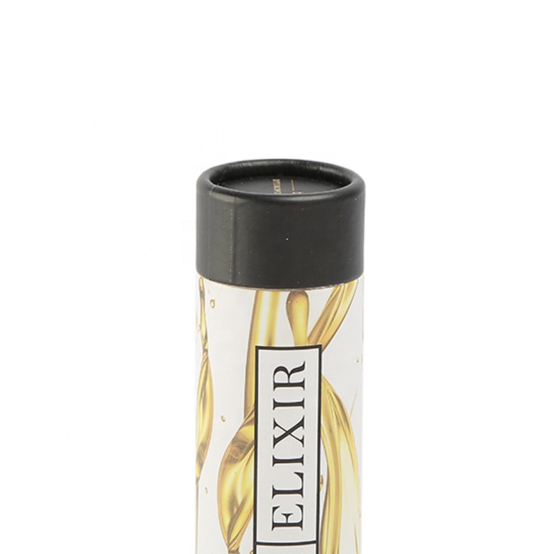 custom cylinder kraft paper tube packaging for 30ml bottle for CBD oil