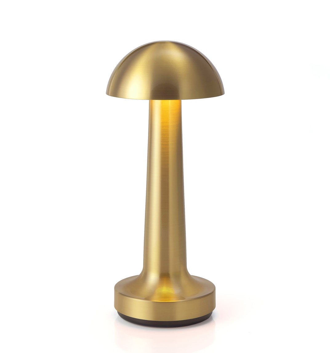 Modern classic romantic hotel restaurant LED wireless metal table lamp