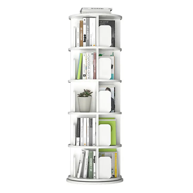 Factory latest shelving for children's bookshelves 360 rotating bookshelf