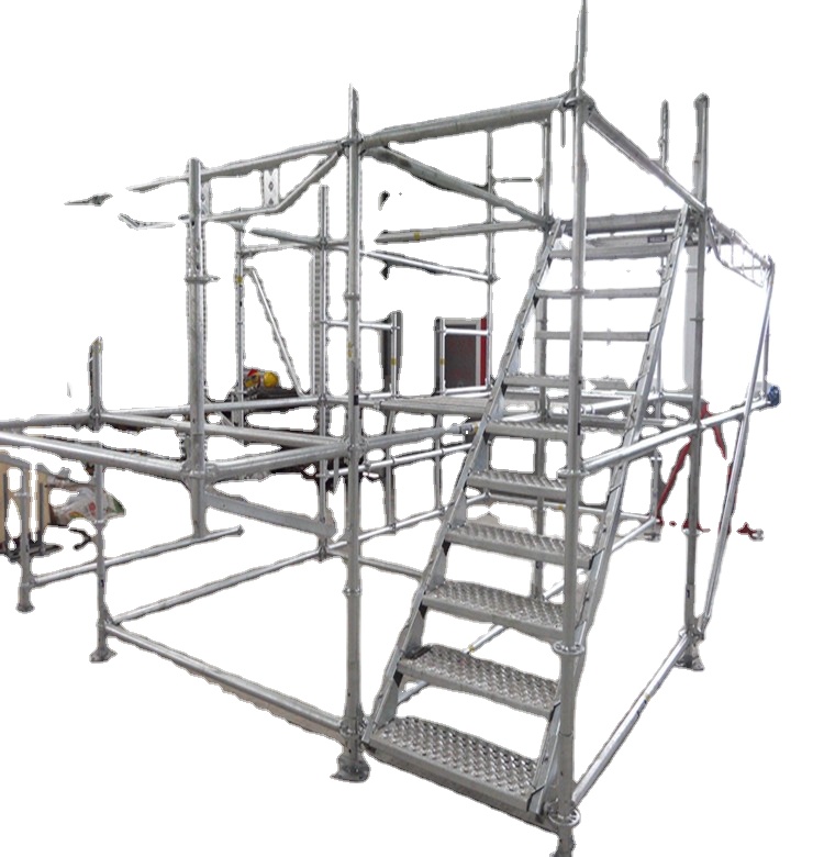 Complete Metal Ringlock Scaffolding Galvanized Building Ring Lock Scaffold For Construction
