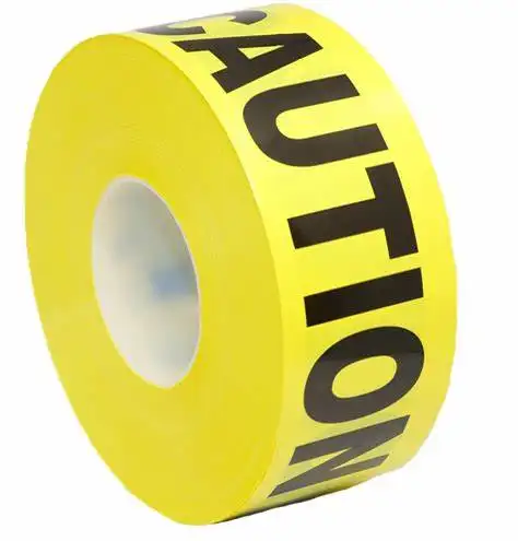 PE non-adhesive safety warning isolation marker tape