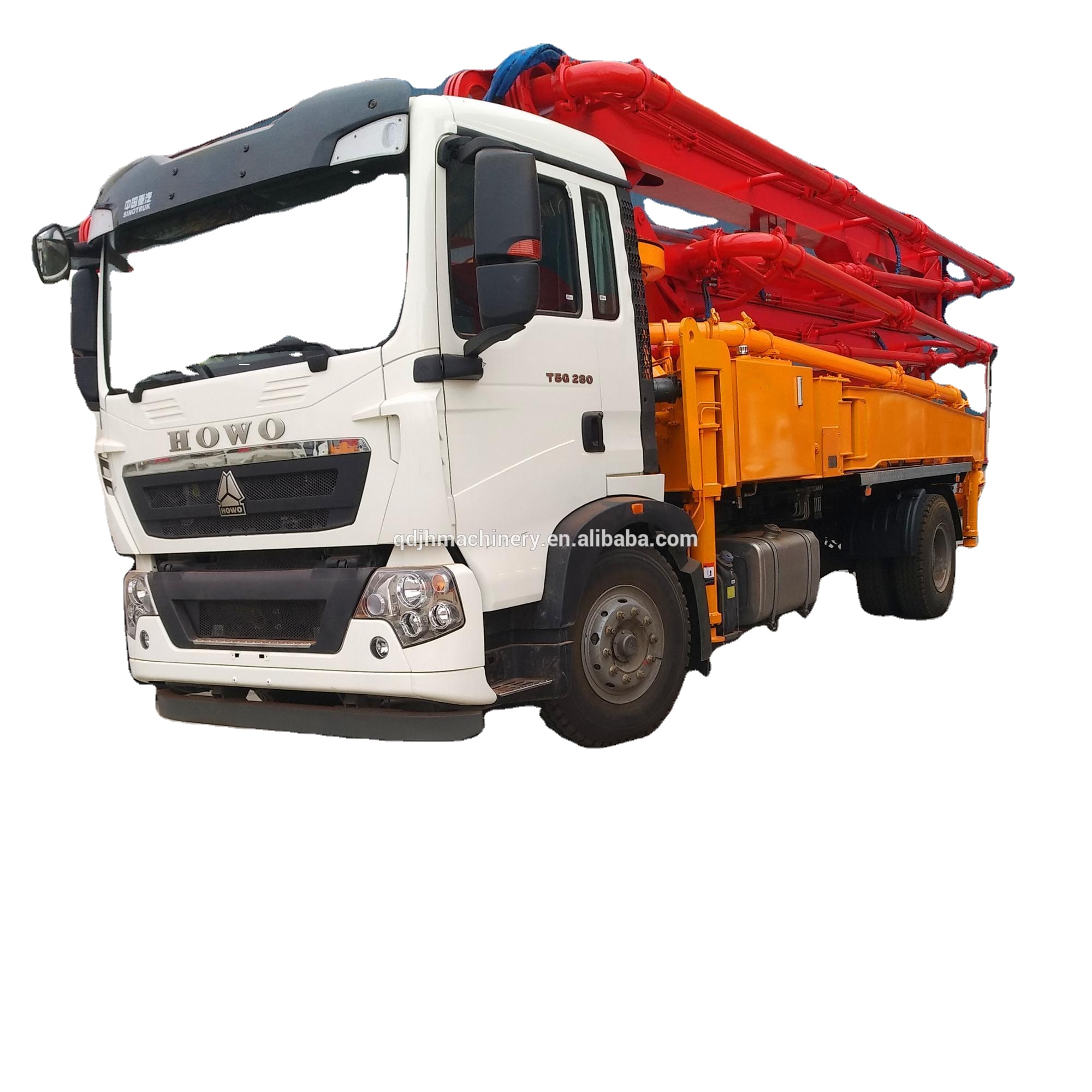 Китай, SHACMAN SINOTRUK ISUZU, 33 м, 35 м, 37 м, 38 м, мобильный бетононасос, грузовик от производителя Qingdao