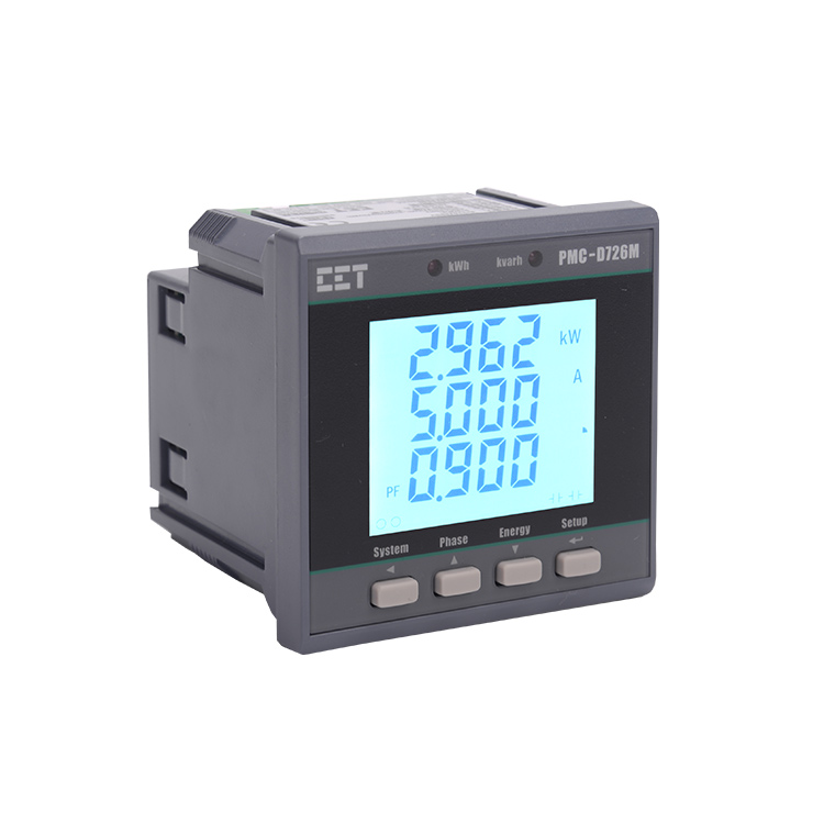 CET PMC-D726M 3 Phase 5A CT Input Digital Current Ammeter Panel Multifunction Energy Meter Data Logger