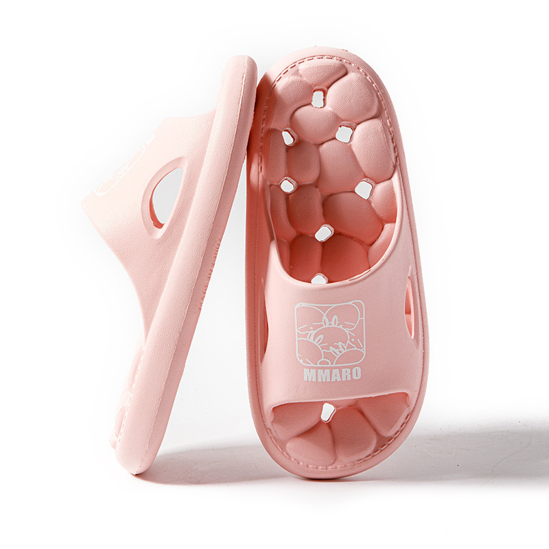 Couple's EVA anti-slip massage flip-flop slippers. Quiet, anti-slip, breathable flip-flop slippers.