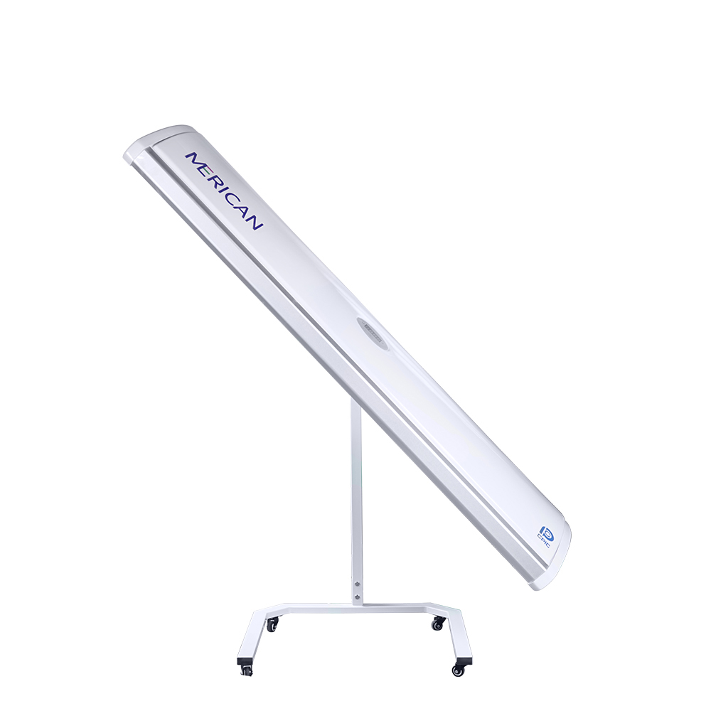 Portable Vertical Solarium Sunbed Domestic Sunshower For Home 12 Tubes