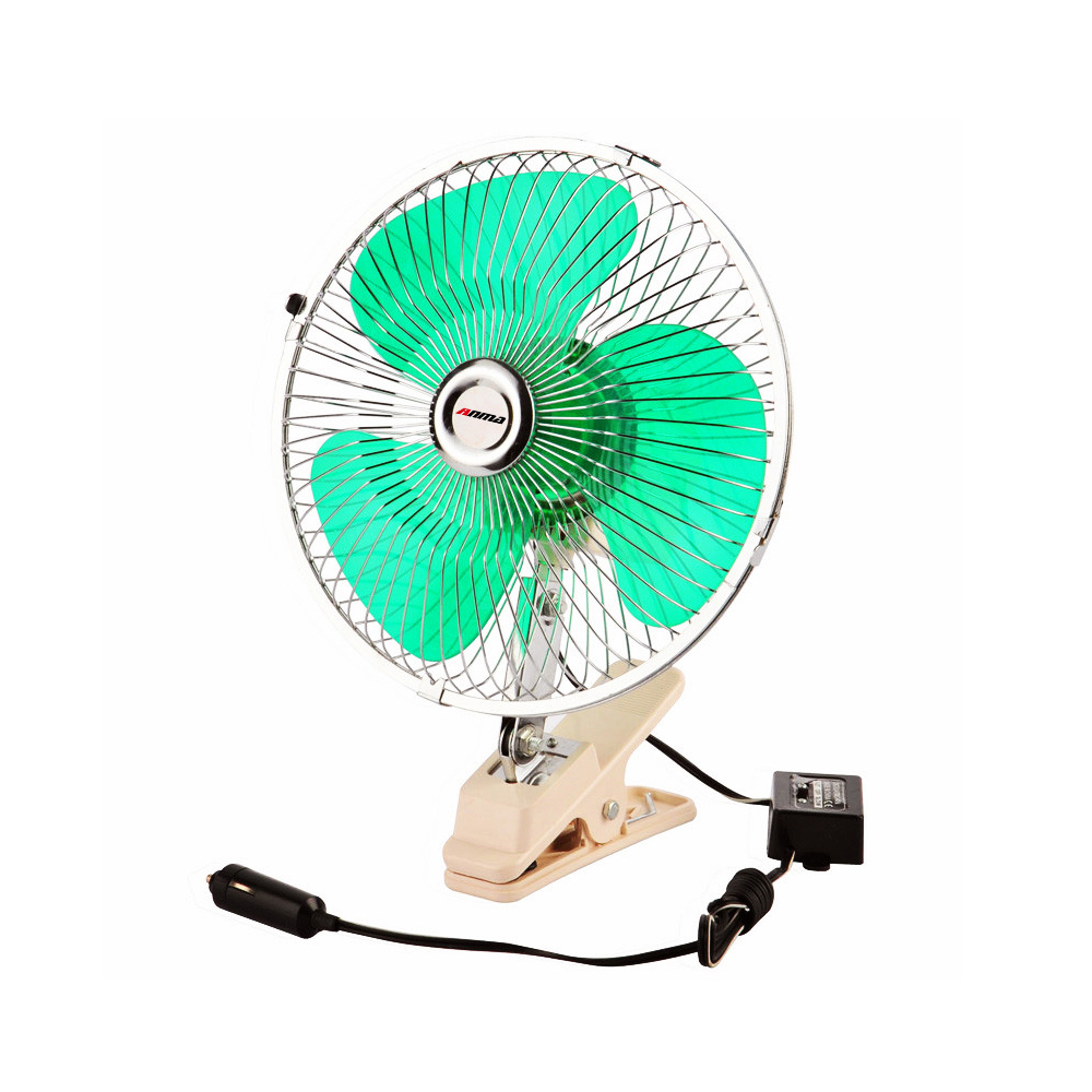 4 /6 inch 12V Double Headed car fan 360 Degree Rotation Powerful Quiet 2 Speed Adjustable Strong Wind Auto Cooling Air Fan