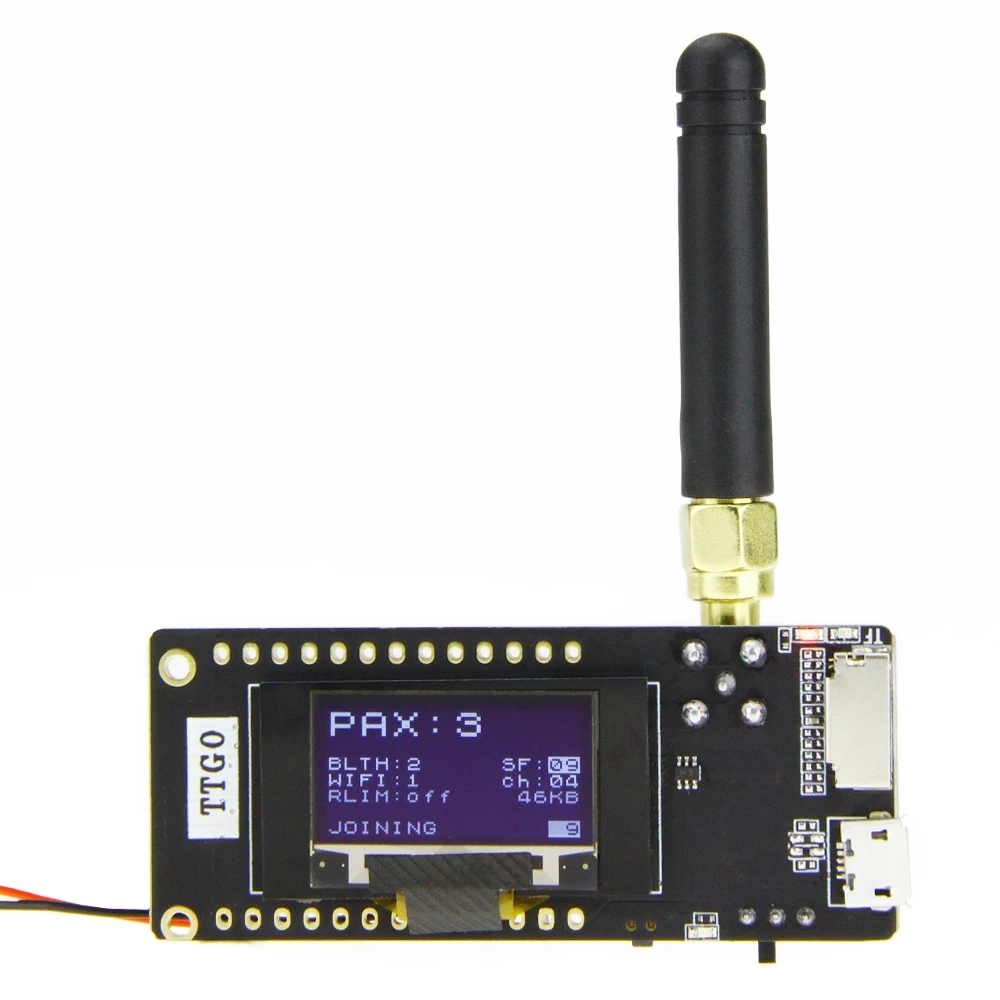 TTGO LoRa32 V2.1 WIFI Wireless Module 433/868/915Mhz ESP32 0.96 Inch Modules IP5306