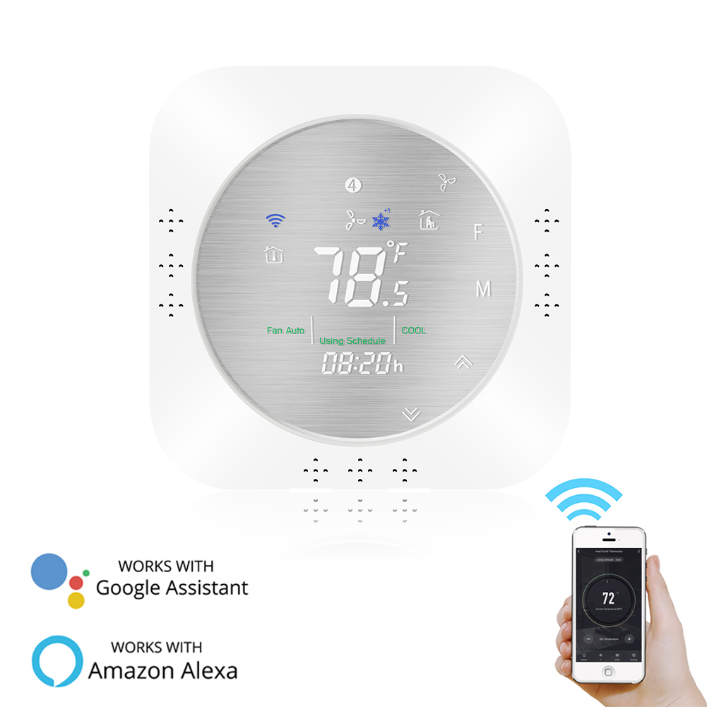 Умный термостат Life/Tuya Wi-Fi, тепловой насос, термостат работает с Alexa Google Home