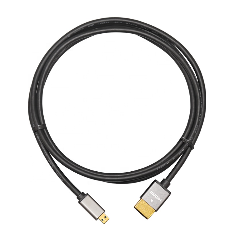 Позолоченный медный кабель с поддержкой 4k 18 Гбит/с 4k micro hdmi по оптовой цене