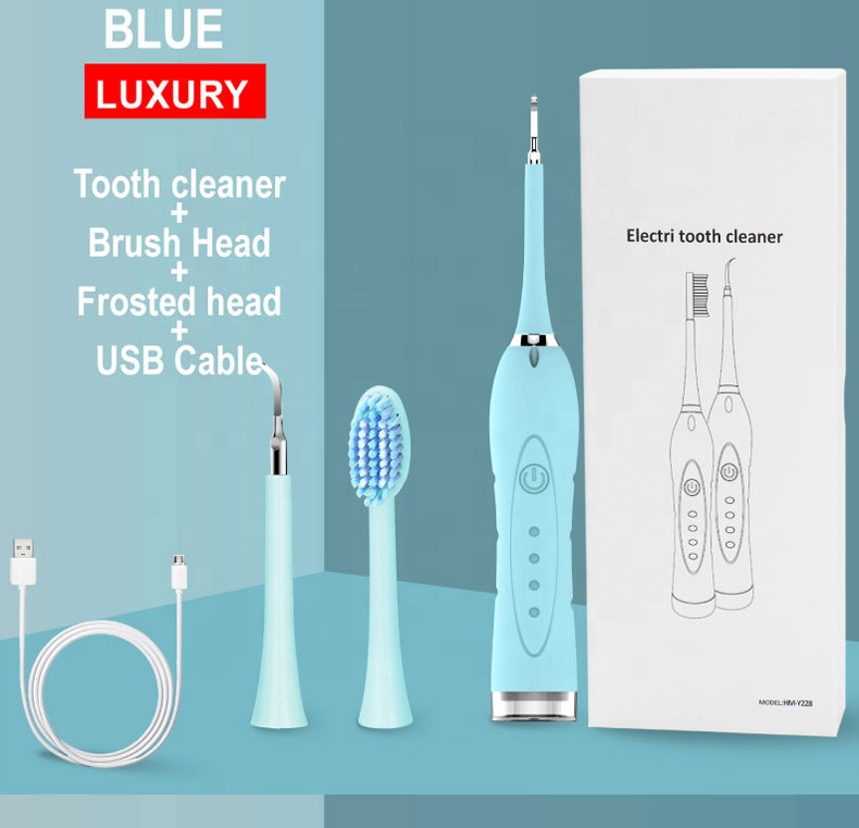 Ultrasonic Sonic Oral Hygiene Calculus Remover Tooth Sonic Toothbrush Cleaner Set